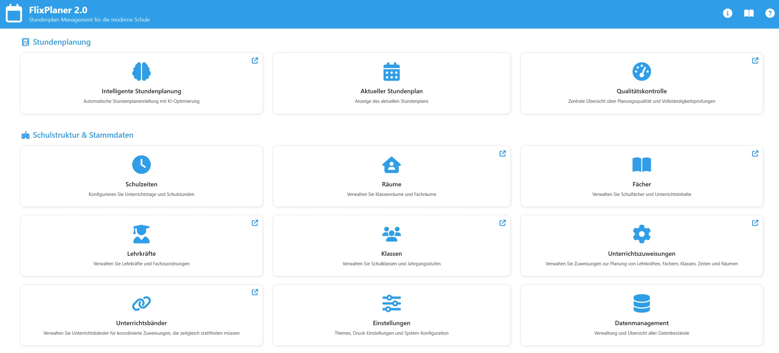 Flixplaner 2.0 - Online Dashboard